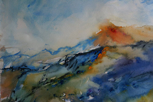 Watercolour by Pauline Rignall